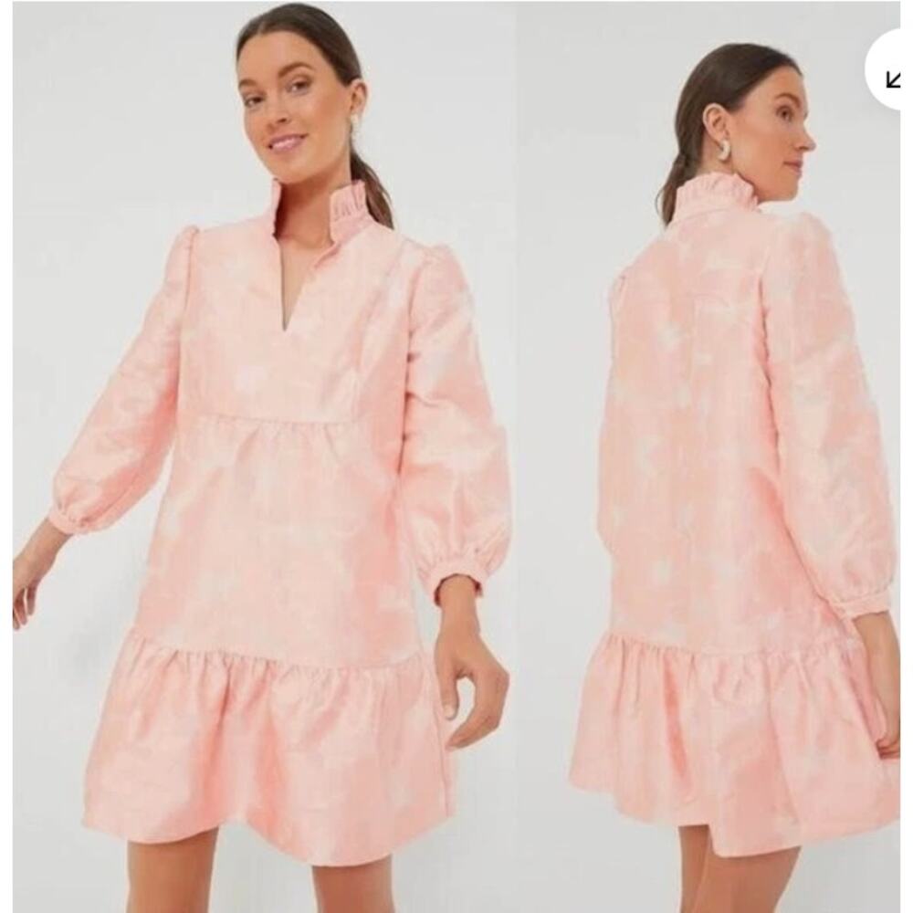 Tuckernuck Dress XXL Bellini Fil Coupe Palmerston Mini Pink Whimsical Elegant